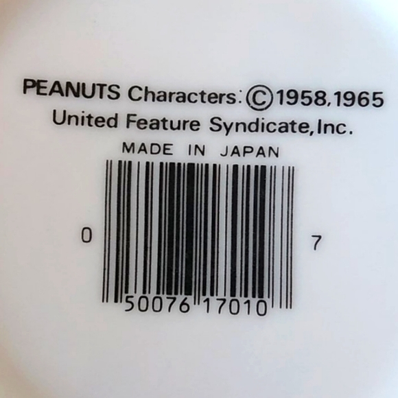 Snoopy Love Mug 1958, 1965 - Picture 5 of 7